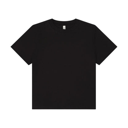 Black - Front - Bella + Canvas Womens-Ladies Heavyweight Boxy T-Shirt