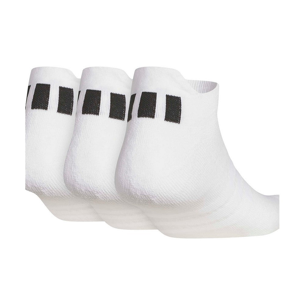 White - Back - Adidas Unisex Adult Ankle Socks (Pack of 3)