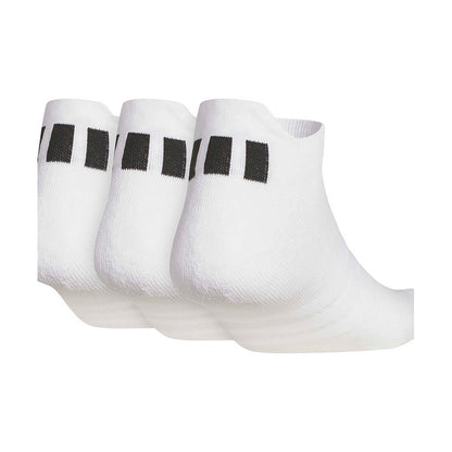 White - Back - Adidas Unisex Adult Ankle Socks (Pack of 3)