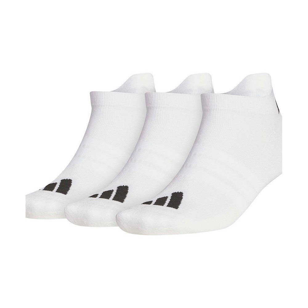 White - Front - Adidas Unisex Adult Ankle Socks (Pack of 3)