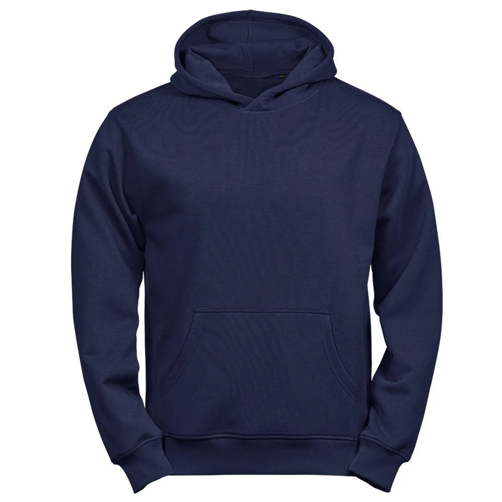 Navy - Front - Tee Jays Childrens-Kids Unlabeled Hoodie