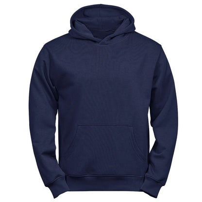 Navy - Front - Tee Jays Childrens-Kids Unlabeled Hoodie