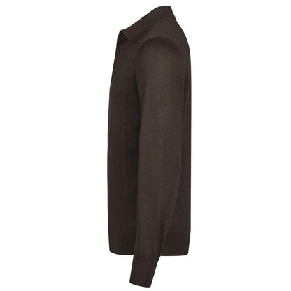 Mocha - Lifestyle - Tee Jays Mens Knitted Polo Shirt