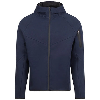 French Navy - Front - Just Cool Mens Adapt Fleece Full Zip Hoodie