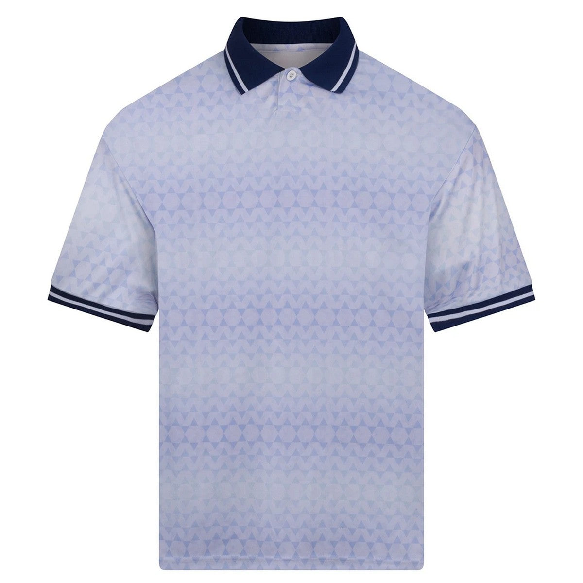 White-Navy - Front - AWDis Cool Mens Retro Sports Jersey
