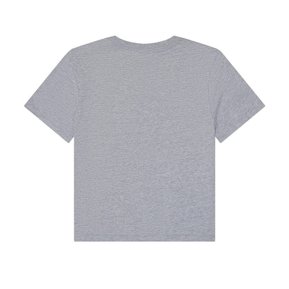 Athletic Heather - Back - Bella + Canvas Womens-Ladies Heavy Boxy T-Shirt