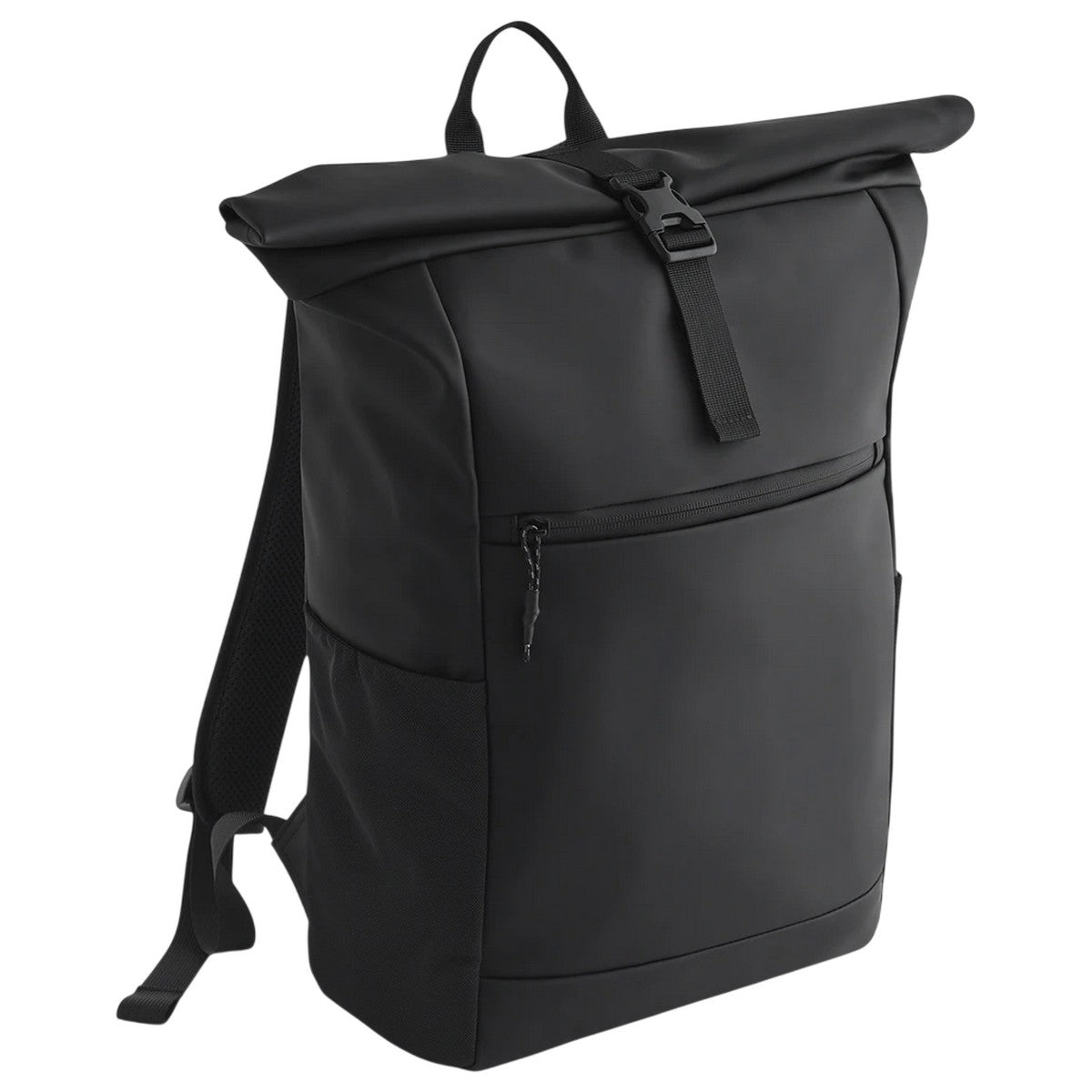 Black - Front - Bagbase Athlux Roll Up Backpack