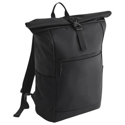 Black - Front - Bagbase Athlux Roll Up Backpack