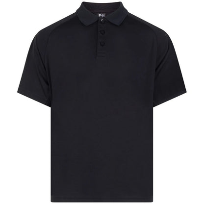 Black - Front - Finden & Hales Childrens-Kids Team Polo Shirt