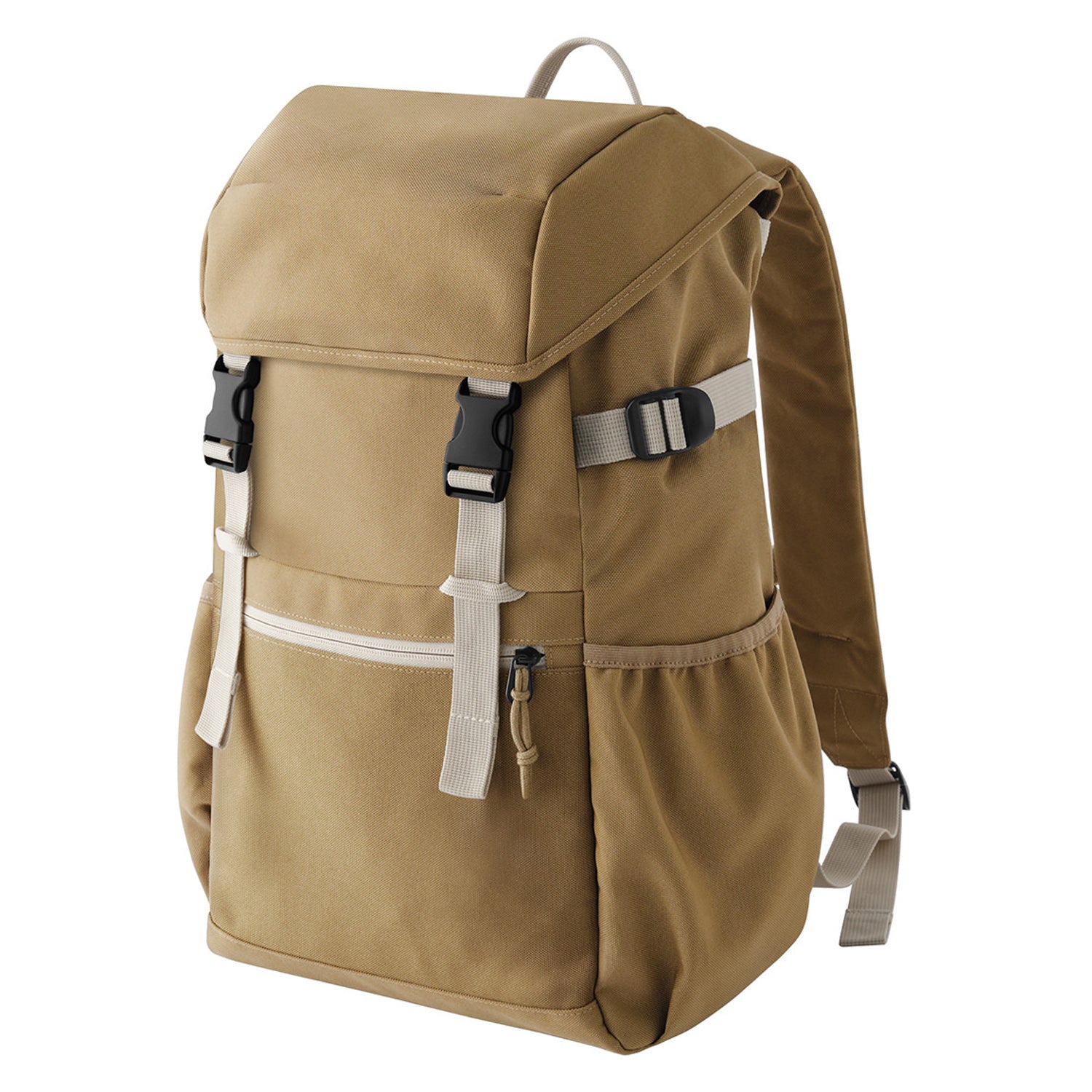 Desert Sand - Back - Bagbase Ramble Recycled Polyester Backpack