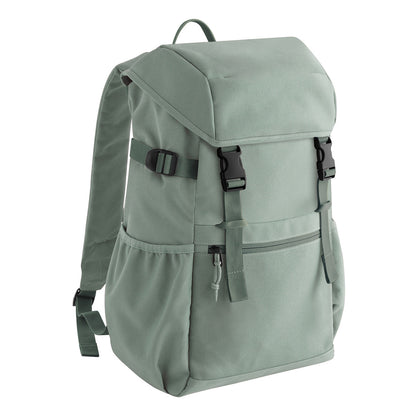 Dusty Green - Front - Bagbase Ramble Recycled Polyester Backpack
