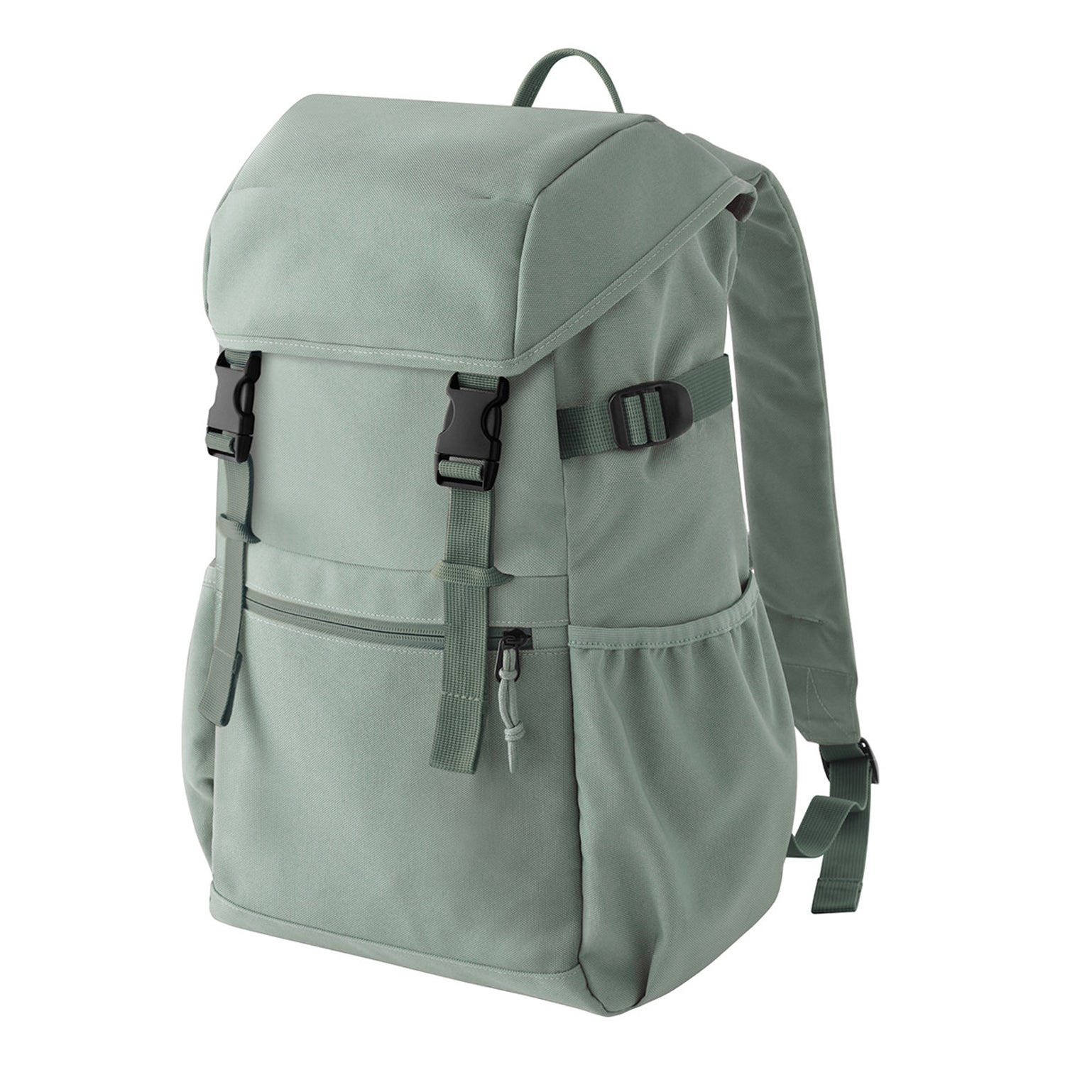Dusty Green - Back - Bagbase Ramble Recycled Polyester Backpack