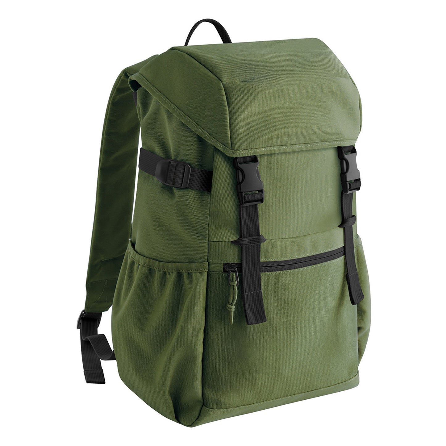 Moss Green - Front - Bagbase Ramble Recycled Polyester Backpack