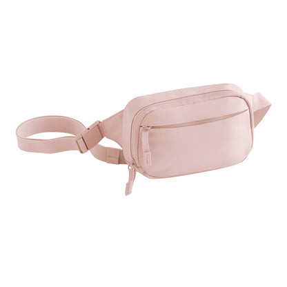 Fresh Pink - Front - Quadra Studio Recycled Polyester Waist Bag