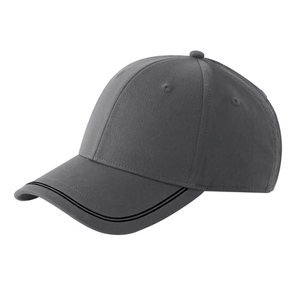 Gunmetal Grey-Black - Back - Beechfield Match Day Baseball Cap