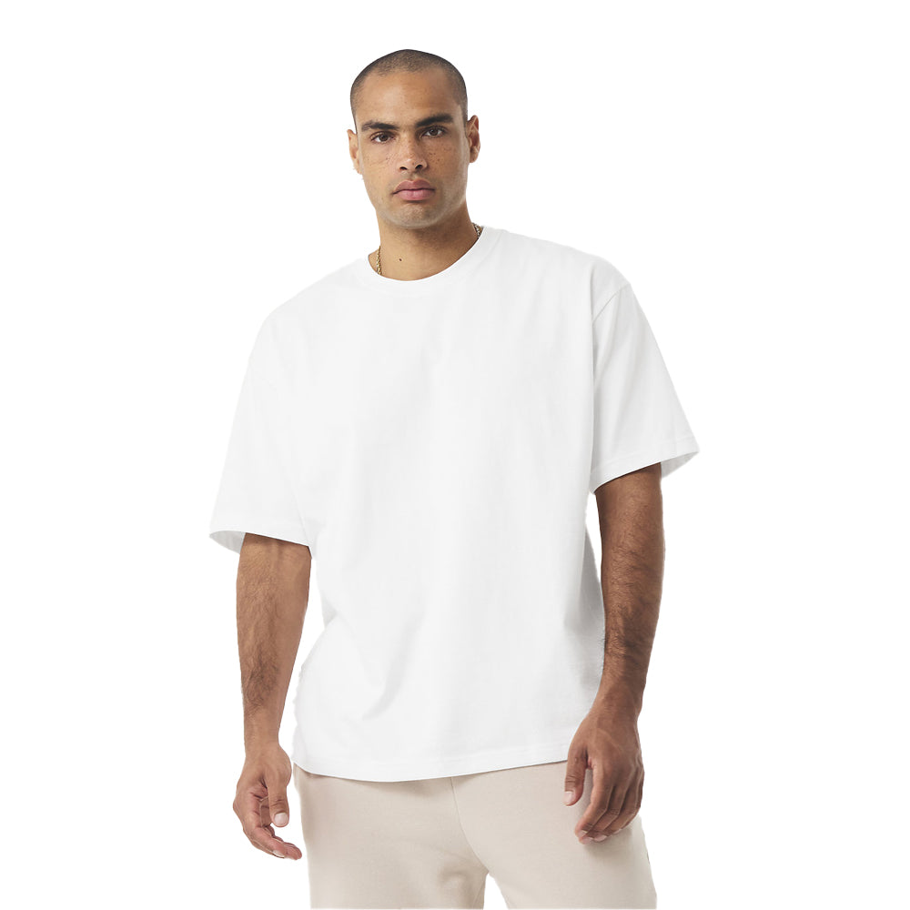 White - Side - Bella + Canvas Unisex Adult Washed Heavyweight T-Shirt