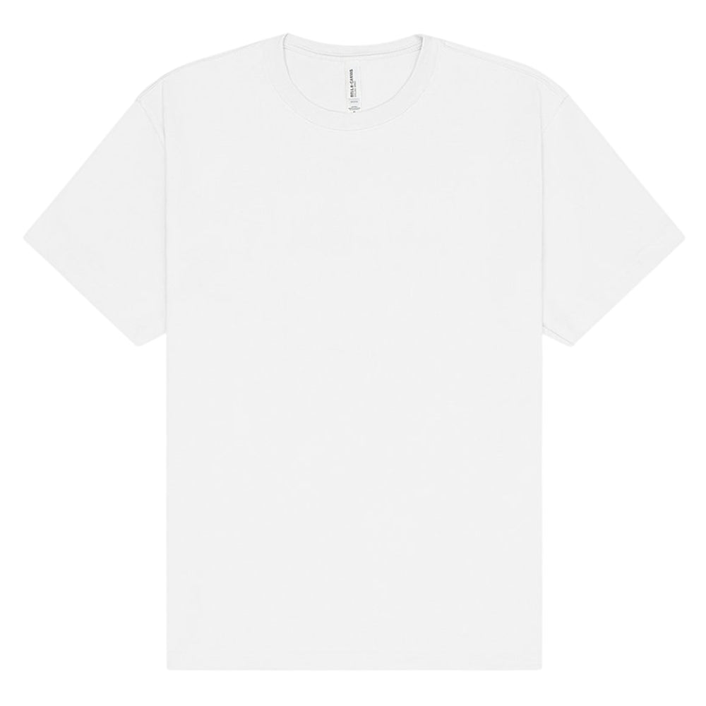 White - Front - Bella + Canvas Unisex Adult Washed Heavyweight T-Shirt