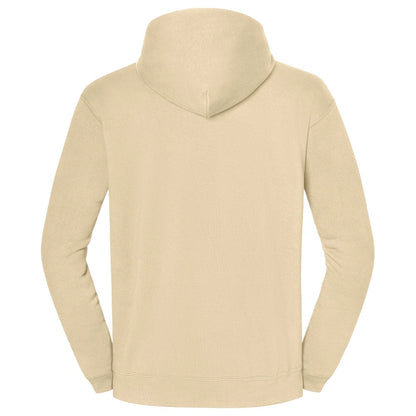Desert Sand - Back - Fruit of the Loom Mens Iconic Premium Hooded Jacket
