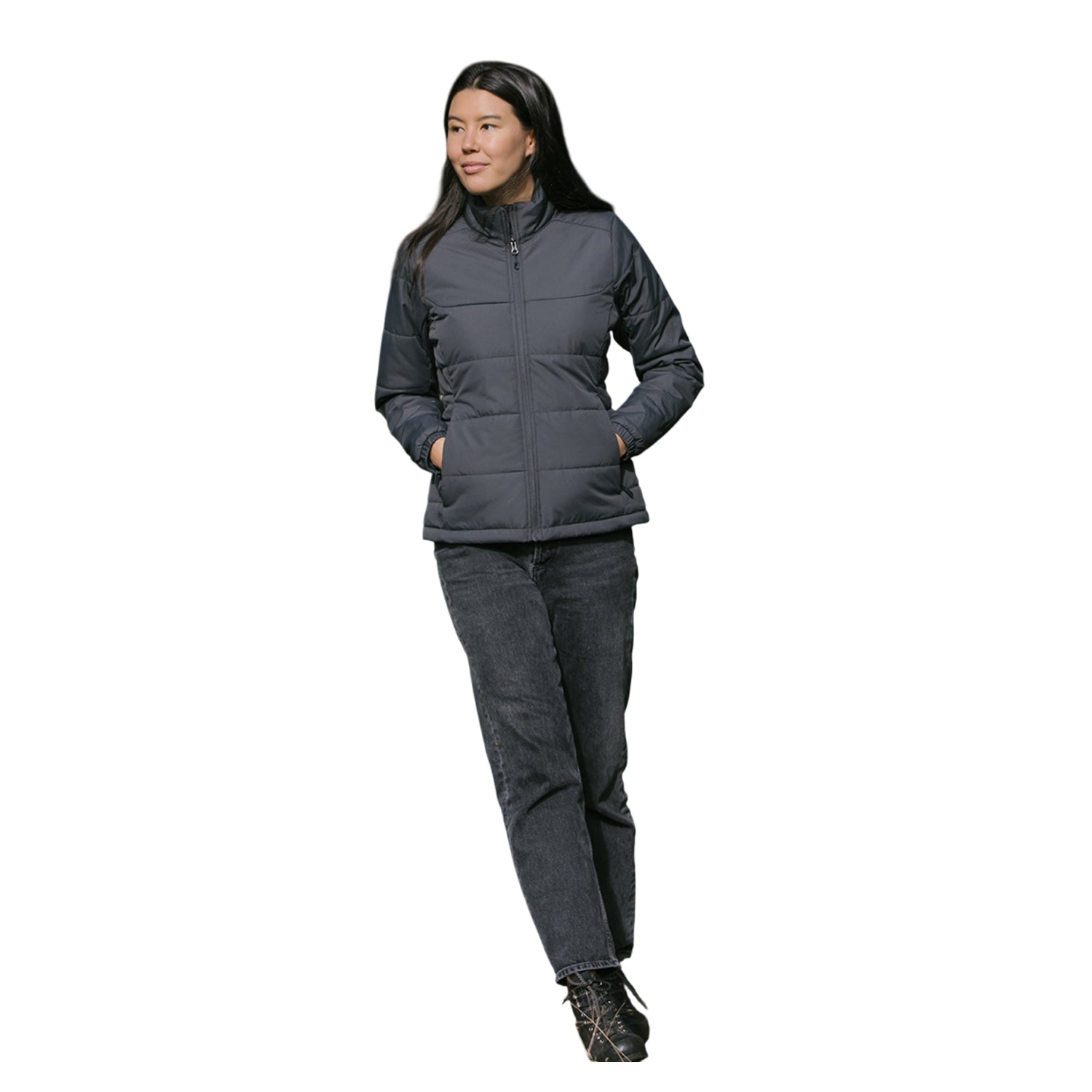 Granite - Pack Shot - Stormtech Womens-Ladies Sierra Thermal Jacket