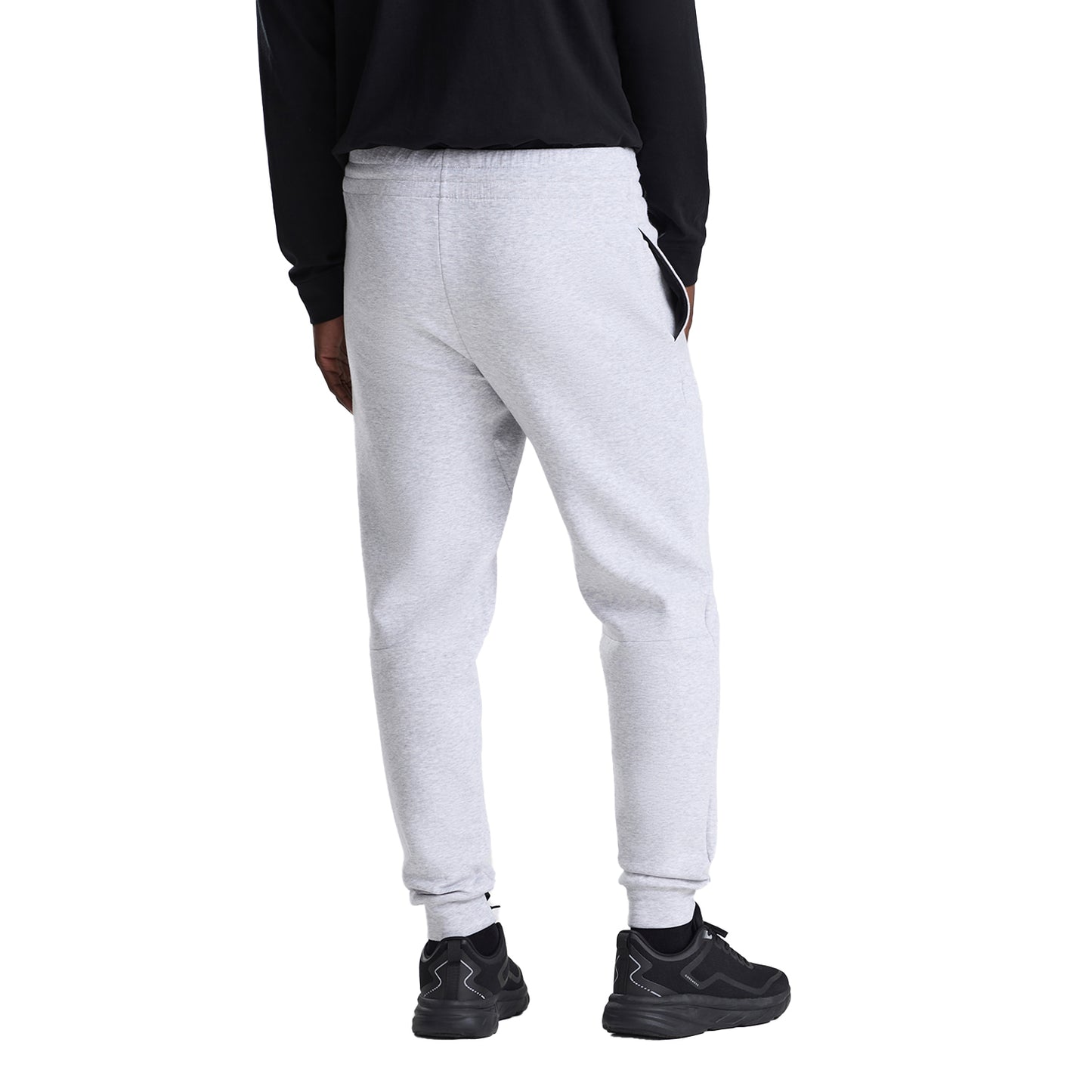 Grey - Back - Just Cool Mens Fleece Jogging Bottoms