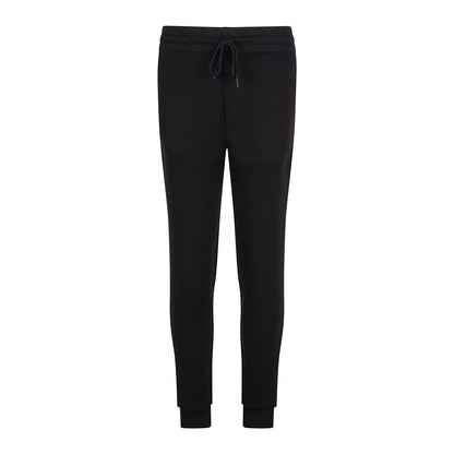 Jet Black - Front - Just Cool Mens Fleece Jogging Bottoms