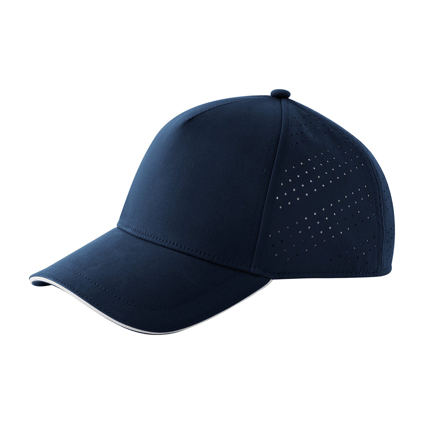 Navy-White - Back - Beechfield Accelerate Baseball Cap