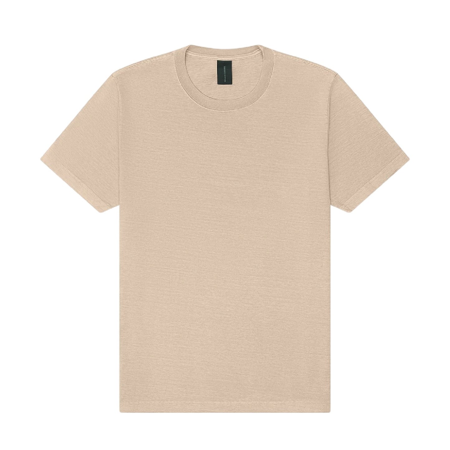 Khaki - Front - Bella + Canvas Unisex Adult Heavyweight Washed T-Shirt