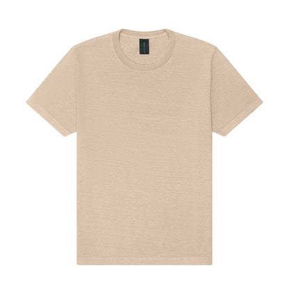 Khaki - Front - Bella + Canvas Unisex Adult Heavyweight Washed T-Shirt