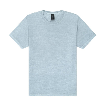Light Washed Denim - Front - Bella + Canvas Unisex Adult Heavyweight Washed T-Shirt