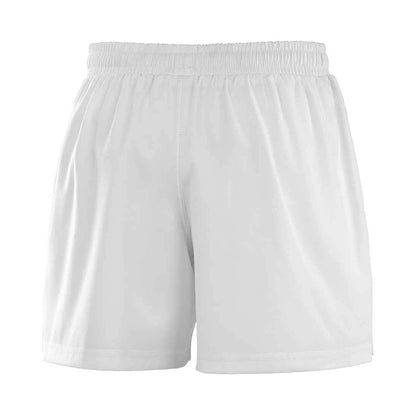 White - Back - Spiro Recycled Childrens-Kids Plain Shorts