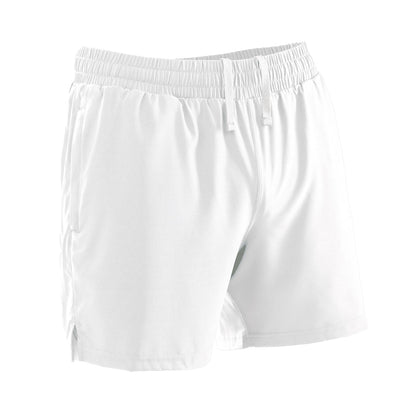 White - Front - Spiro Recycled Mens Plain Shorts