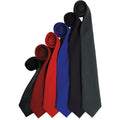 Red - Side - Premier Tie - Men Plain Work Tie