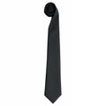 Bottle Green - Front - Premier Tie - Men Plain Work Tie