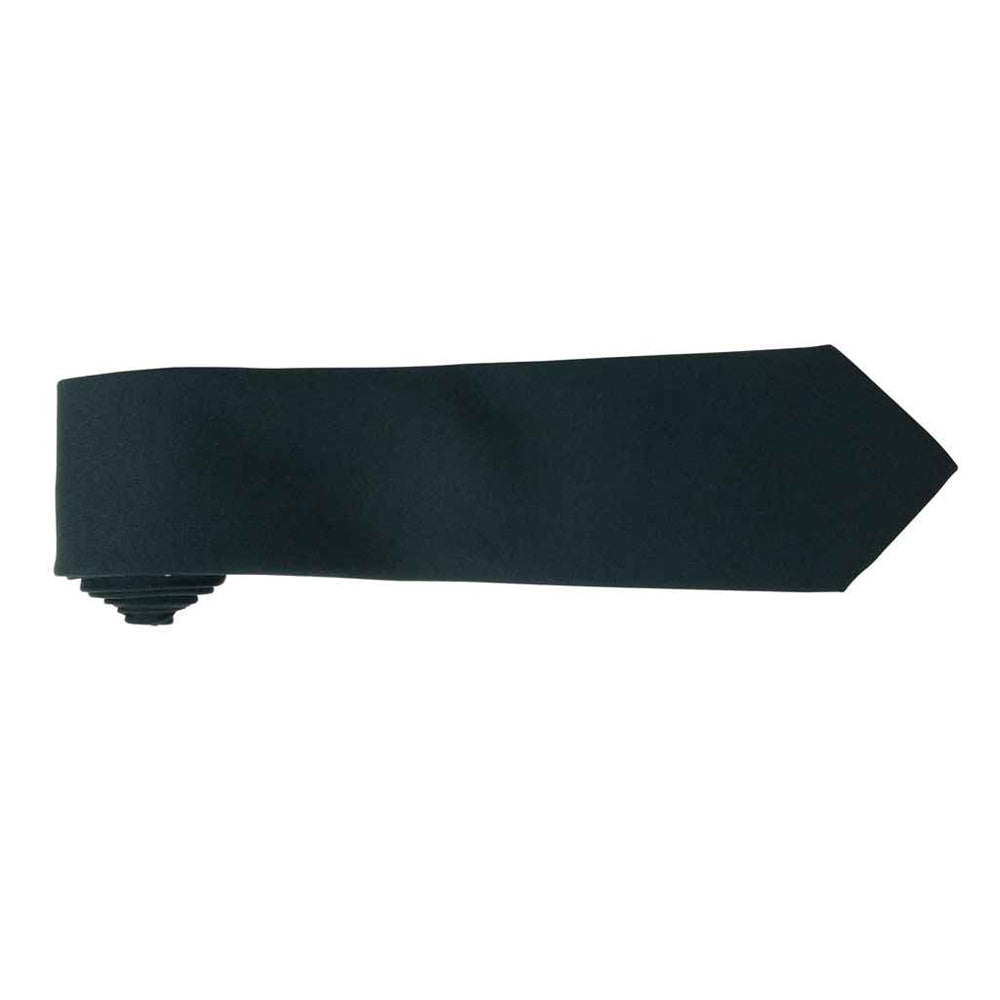 Bottle Green - Back - Premier Tie - Men Plain Work Tie