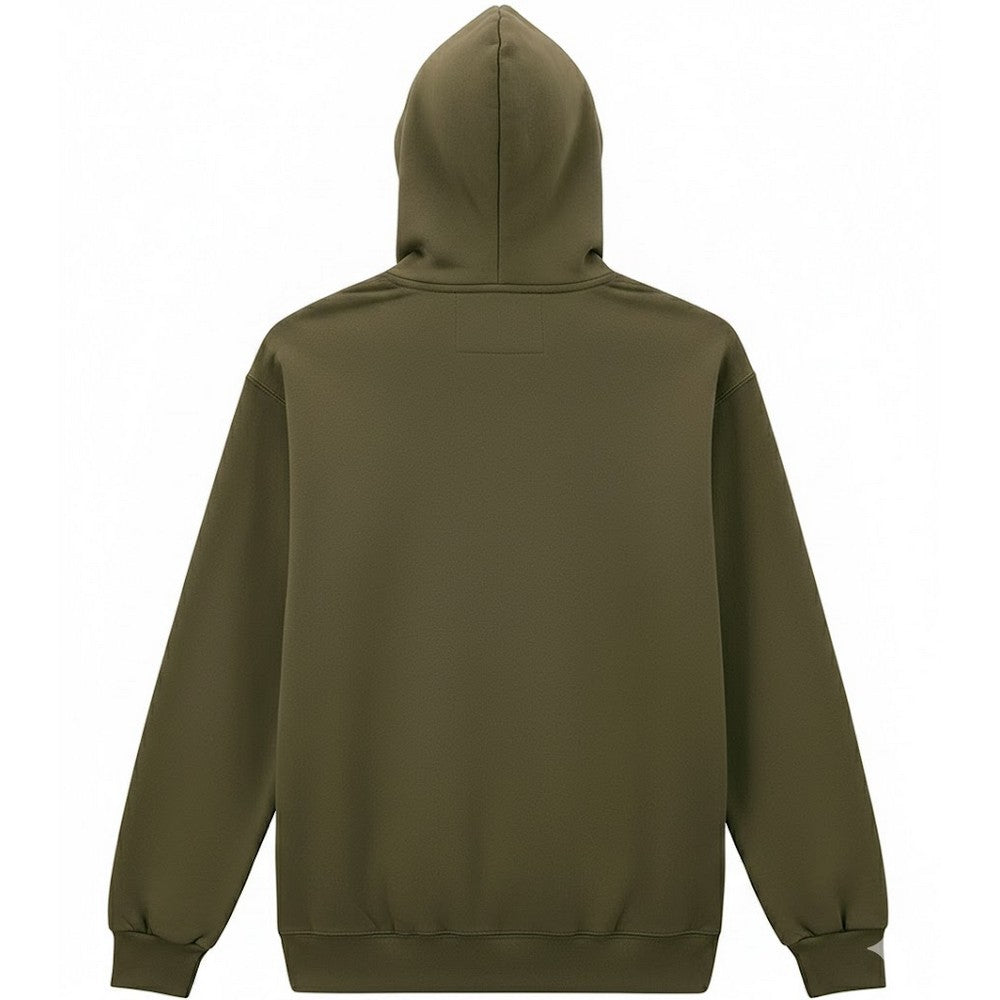 Olive - Back - Gildan Unisex Adult Hammer Maxweight Hoodie