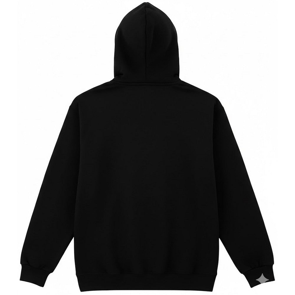 Pitch Black - Back - Gildan Unisex Adult Hammer Maxweight Hoodie