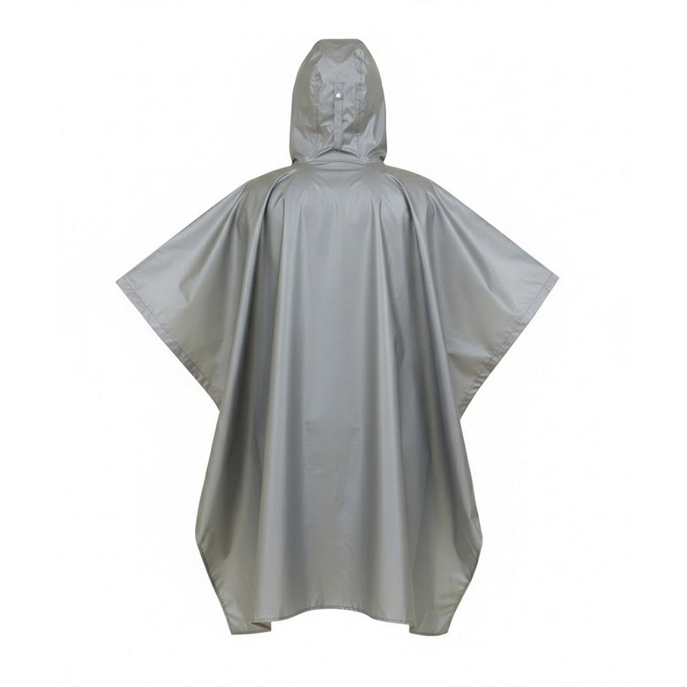 Silver - Back - Yoko Childrens-Kids Promo Rain Poncho