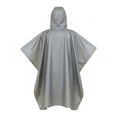 Silver - Back - Yoko Childrens-Kids Promo Rain Poncho