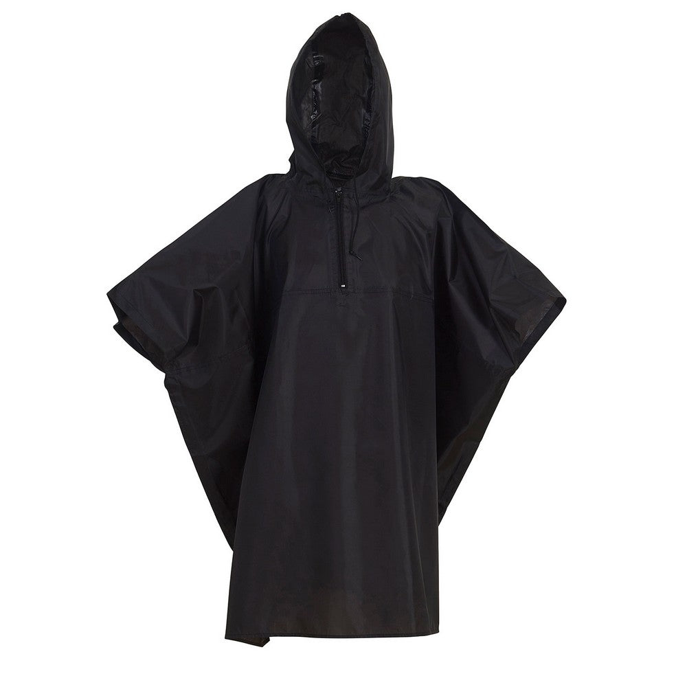 Black - Front - Yoko Childrens-Kids Promo Rain Poncho