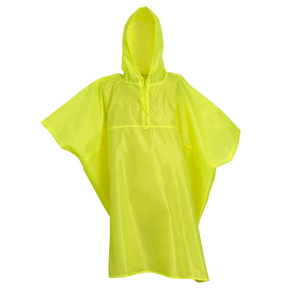 Hi Vis Yellow - Front - Yoko Childrens-Kids Promo Rain Poncho