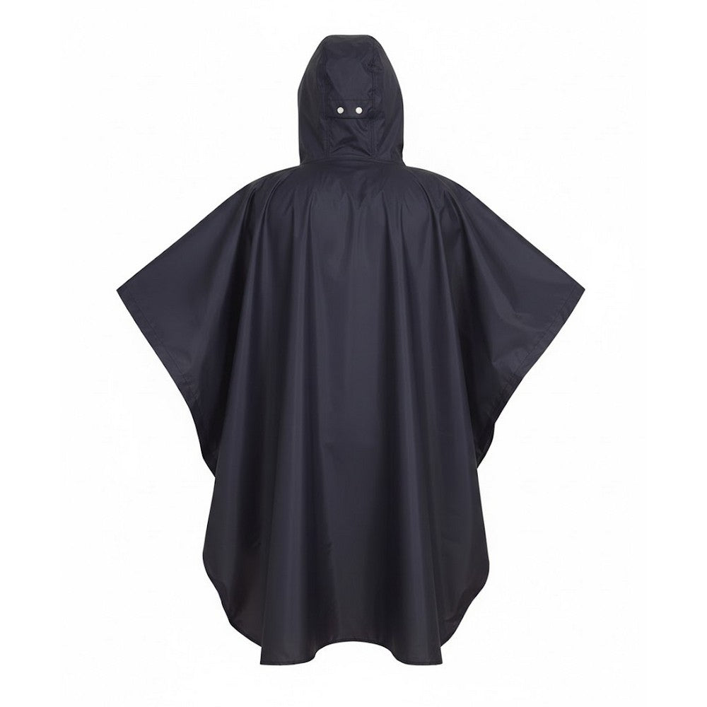 Navy - Back - Yoko Childrens-Kids Promo Rain Poncho