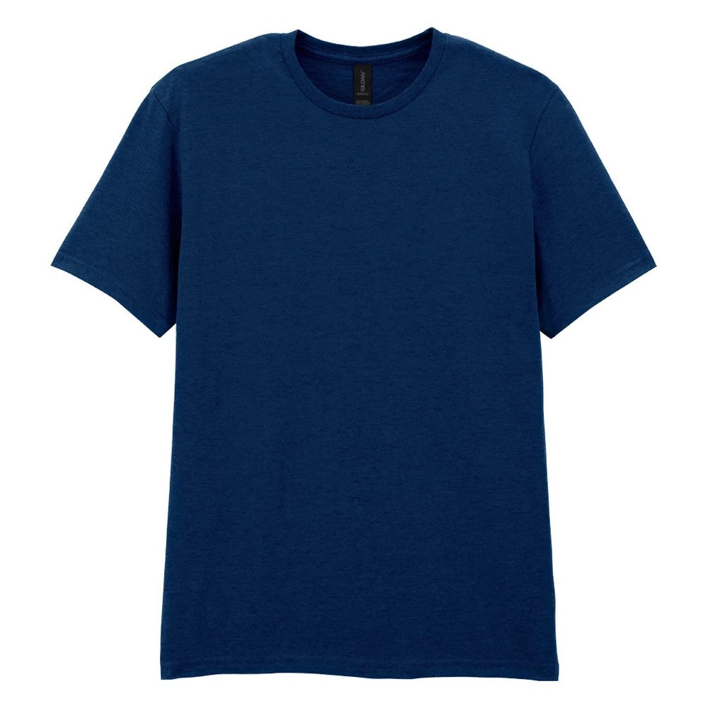 Navy - Front - Gildan Mens Softstyle Ringspun Cotton T-Shirt
