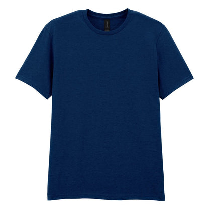 Navy - Front - Gildan Mens Softstyle Ringspun Cotton T-Shirt