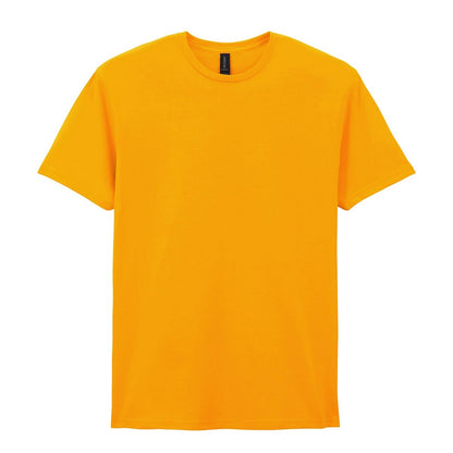 Gold - Front - Gildan Mens Softstyle Ringspun Cotton T-Shirt
