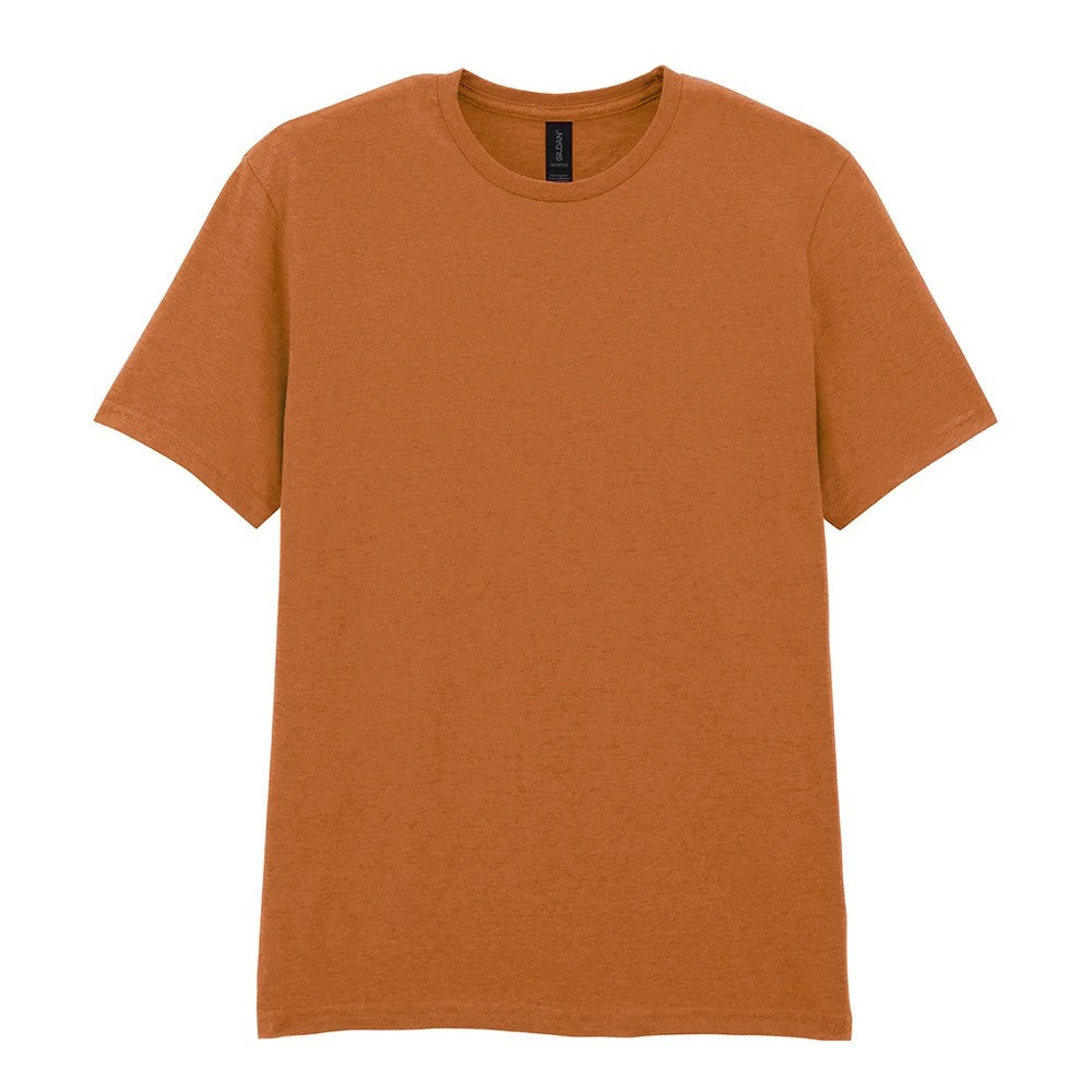 Fan Texas Orange - Front - Gildan Mens Softstyle Ringspun Cotton T-Shirt