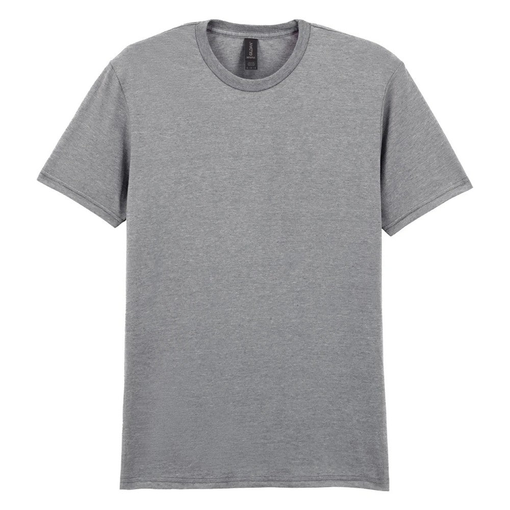 Sports Grey - Front - Gildan Mens Softstyle Ringspun Cotton T-Shirt