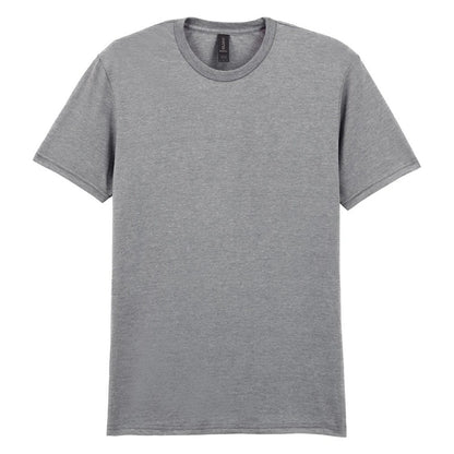 Sports Grey - Front - Gildan Mens Softstyle Ringspun Cotton T-Shirt