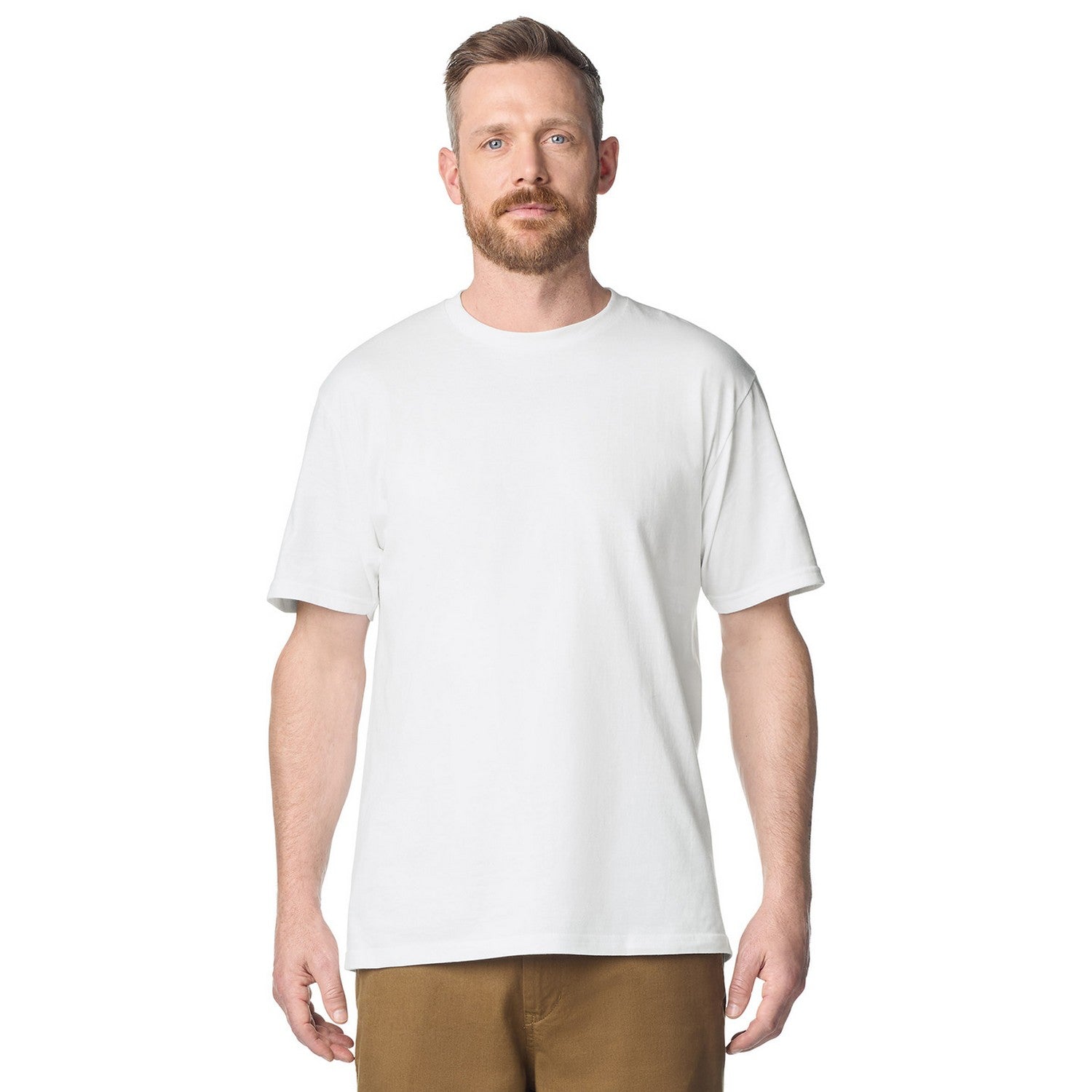 White - Back - Gildan Mens Softstyle Enzyme Washed Midweight T-Shirt