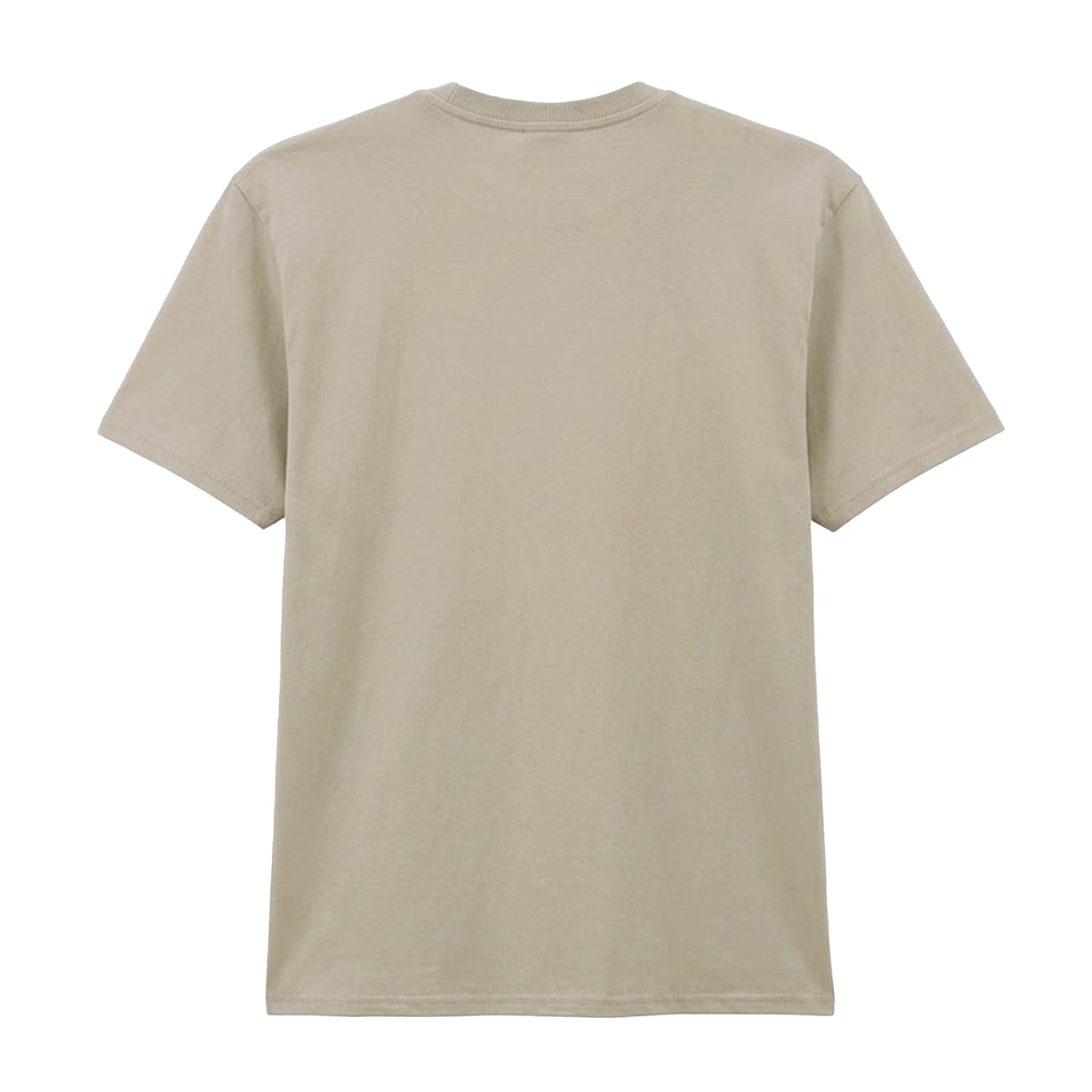 Sand - Back - Gildan Mens Softstyle Enzyme Washed Midweight T-Shirt