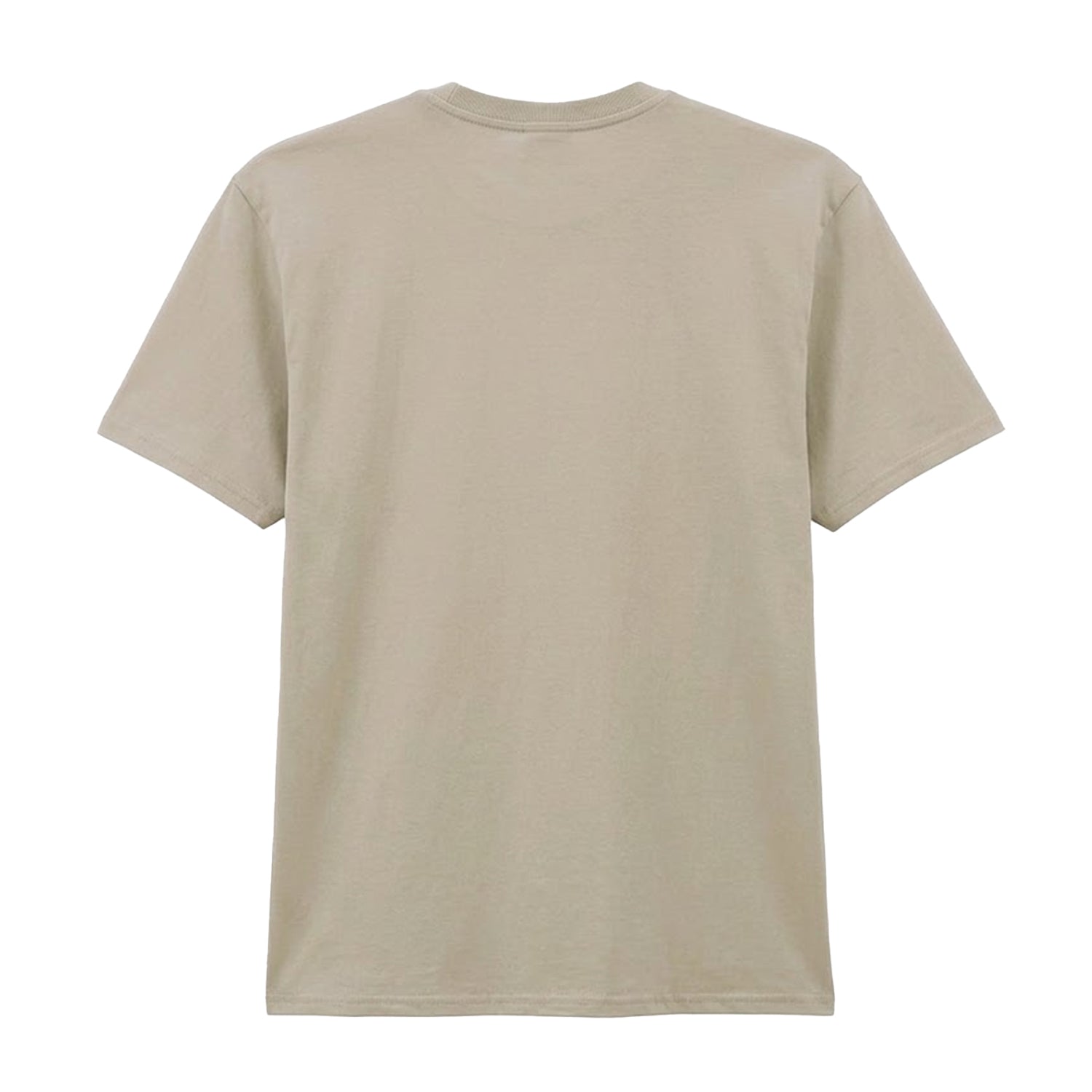 Sand - Back - Gildan Mens Softstyle Enzyme Washed Midweight T-Shirt